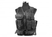 Defcon 600 Denier Tactical Crossdraw Vest (Black)