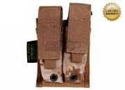 Pantac USA 1000D Cordura Molle 9mm Double Magazine Pouch (Desert Digital)