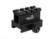 Lancer Tactical Aluminum 2-Slot Med-Profile Compact Riser Mount (Black)