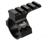 Lancer Tactical 30mm Scope Adapter Ring Mount With Top Rail