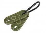 Lancer Tactical "O" Blood Type 2 pcs. Tags w/ Carabiner (OD Green)
