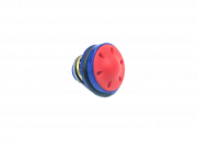 CNC Production Silent Mushroom Piston Head w/ Ball Bearings (Blue/Red)