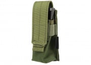 Flyye Industries MOLLE Double 9mm Style Pistol Magazine Pouch (OD Green)