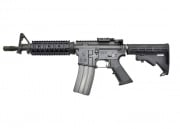 GHK Full Metal Colt Licensed RIS M4 CQB GBB Airsoft Rifle (Black)