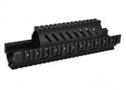 LCT Airsoft AK AEG Quad RIS Handguard (Black)