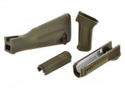 LCT Airsoft AK Series AEG Handguard & Stock Set (OD Green)