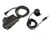 OPSMEN Tactical Earmor PTT Adapter 1 Pin for Motorola Talkabout (Black)