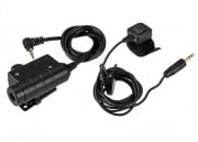 OPSMEN Tactical Earmor PTT Adapter for Yaesu (Black)