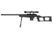 Well MK96 Covert Airsoft Sniper Rifle With Scope And Bipod (Black)