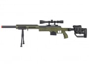 Well MB4410 Bolt Action Spring Sniper Airsoft Rifle w/ Scope and Bipod (OD Green)