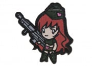 Mil-Spec Monkey Gun Girl Patch (High Contrast)