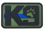 G-Force K9 Dog Paw PVC Morale Patch (Green)