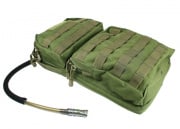 Condor Outdoor Hydration MOLLE Carrier w/ Zipper Pockets (OD)