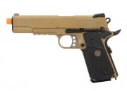 WE Tech 1911 Full Metal MEU Airsoft Gas Blowback Pistol (Tan)