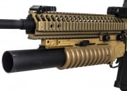 UK Arms Quick Detach Long M203 Launcher  RIS Mounted (Tan)