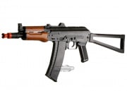 GHK Full Metal/Real Wood AK-74U GBB Airsoft Rifle