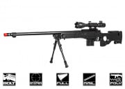 Well L96 Bolt Action Sniper Airsoft Rifle Scope Package (Black)