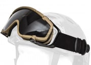 Emerson SI Ballistic Goggles w/ Swivel Clips For Helmet (Tan)
