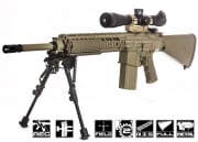 Knight's Armament M110 SASS AEG Airsoft Rifle by ARES (Tan)