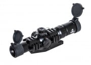 Lancer Tactical 1.5-4 x 30 Tri-Illuminated Mil-Dot Rifle Scope