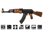 Classic Army AK47 AEG Airsoft Rifle (Black/Imitation Wood)