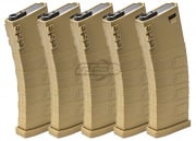 G&G GR16 120rd Mid Capacity AEG Magazine (5 Pack/Tan)