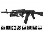 Airsoft GI Custom AK74M/GP30 AEG Airsoft Rifle (Black Card Custom)