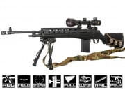 Airsoft GI Extreme Custom Armory Interdiction M14 AEG Airsoft Rifle (Black Card Custom)