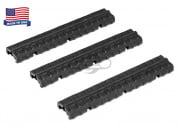 Manta 6" VLP Wire Routing Rail Cover (Black/3 Pack)