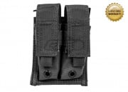 Pantac USA 1000D Cordura Molle 9mm Double Magazine Pouch (Black)