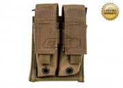 Pantac USA 1000D Cordura Molle 9mm Double Magazine Pouch (Coyote)