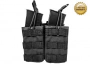 Pantac USA 1000D Cordura Molle Universal Double Magazine Pouch (Black)