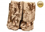 Pantac USA 1000D Cordura Molle M4/M16 Double Magazine Pouch (Desert Digital)