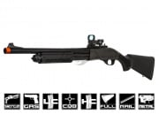 Tokyo Marui M870 Full Metal Gas Tactical Police Airsoft Shotgun (Black)