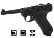 Umarex Legends P08 .177/4.5mm CO2 Blowback BB Pistol Airgun (Black)