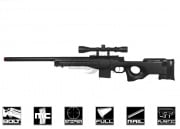 Well L96 Compact Bolt Action Sniper Airsoft Rifle w/ Scope (Black)