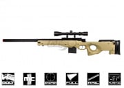 Well L96 Compact Bolt Action Sniper Airsoft Rifle w/ Scope (Tan)