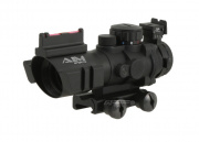 AIM Sports Fiber Optic 4x32 Red/Green/Blue Dot Tactical Compact Scope (Ver. 2)