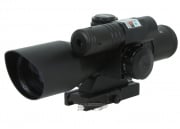 AIM Sports 2.5-10x40 Dual Illuminated Scope (w/ Green Laser)