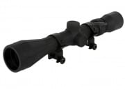 AIM Sports 3-9x40 Rubber Armored Scope (Scope Rings & P4 Sniper Reticle)