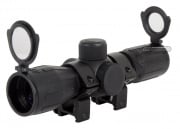 AIM Sports 4x30 Red/Green Rubber Armored Scope w/ Scope Rings