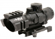 AIM Sports 4x32 Tri-Illuminated Scope w/ Tri-Rail Arrow Reticle & QD Mount