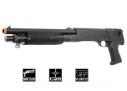 Double Eagle M3 Pistol Grip Tri-Shot Spring Airsoft Shotgun (Blk)