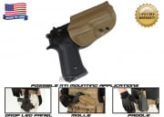 G-Code OSH RTI Beretta M9 w/ Rail/Non-Rail Right Hand Holster (Coyote)