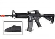 G&G Combat Machine M16 Carbine AEG Airsoft Rifle Bag Combo (Black)
