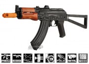 Javelin Airsoft Works Full Metal/Real Wood AK-74U Battle Veteran Series Electric BlowBack AEG Airsoft Rifle