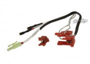 King Arms Silver AEG Switch & Wire Assembly for Ver.2 (Wired to the Front)