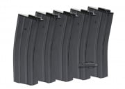 King Arms M4/M16 120 rd. AEG Mid Capacity Magazine - 5 Pack (Black)