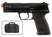 H&K USP GBB Airsoft Pistol By KWA Bag Combo (Black)