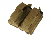 Condor Outdoor Double Kangaroo Magazine M4/M16 Molle Pouch (Tan)